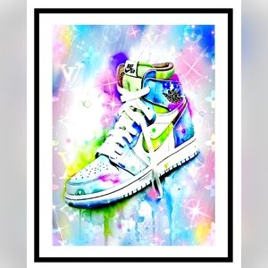 Nike Jordan's 8.5"×11" Framed Wall Art
